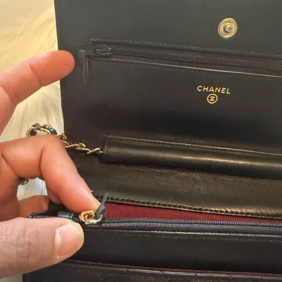 Chanel Black Quilted Crossbody Bag WOC - Picture 9 of 10